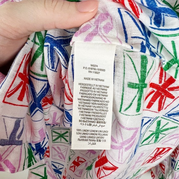 Boden Multicolor Union Jack Button Down Shirt - Picture 13 of 16